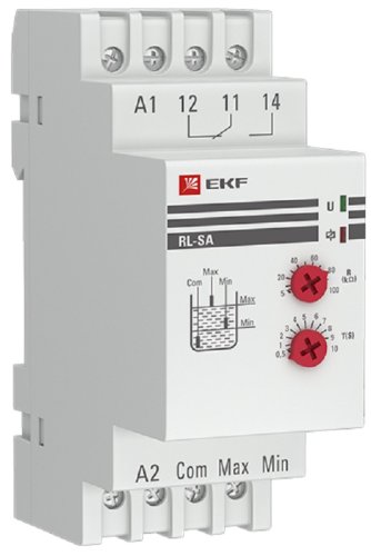 Реле уровня жидкости электронное на DIN-рейку EKF PROxima RL-SA 2п 1НО+1НЗ 8А 50-264В фото Реле уровня жидкости электронное на DIN-рейку EKF PROxima RL-SA 2п 1НО+1НЗ 8А 50-264В картинка
